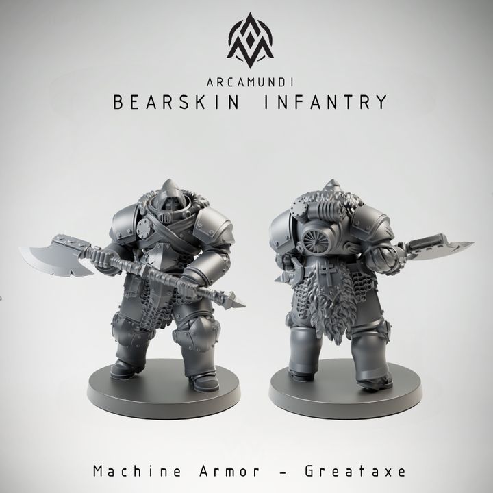 Bearskin Infantry - Machine Armor - Greataxe