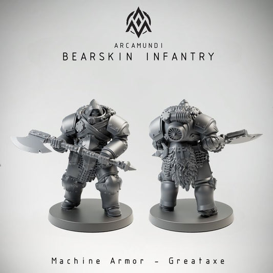 Bearskin Infantry - Machine Armor - Greataxe