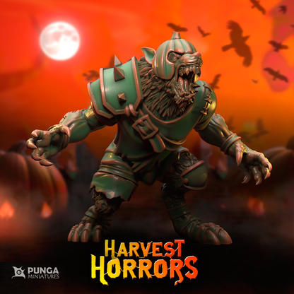 28mm Pumpkin Werewolf 1