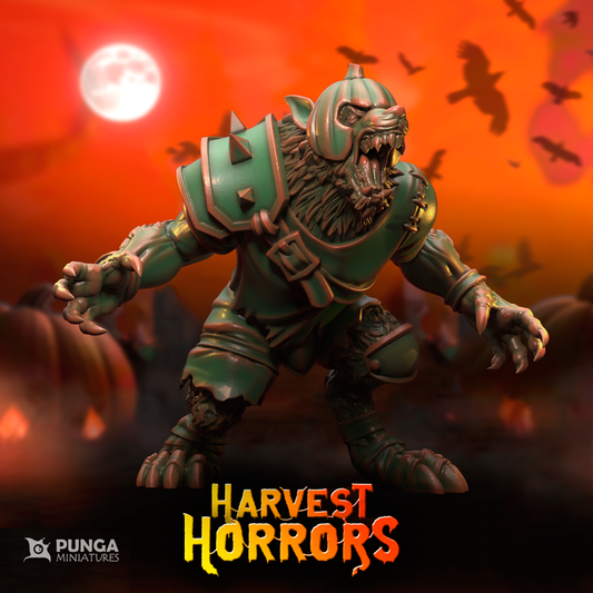 28mm Pumpkin Werewolf 1