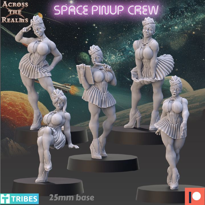 SPACE PINUP CREW – Proxy Wargaming Aus