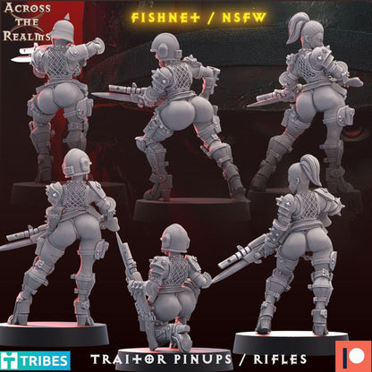 TRAITOR GUARD PINUPS WITH RIFLES