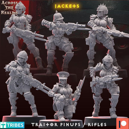 TRAITOR GUARD PINUPS WITH RIFLES