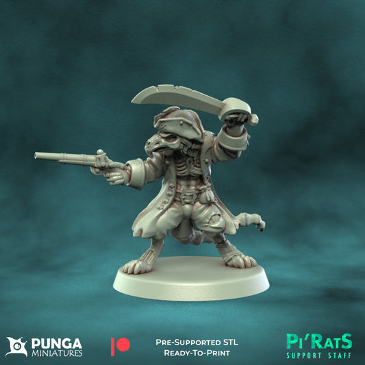 28mm Pi'Rat Captain