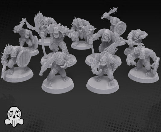 28mm Orc Wild Herd