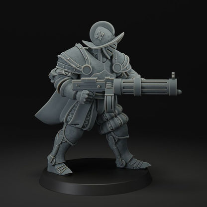 Trench Crusade - Heavy Infantry with Machine Gun