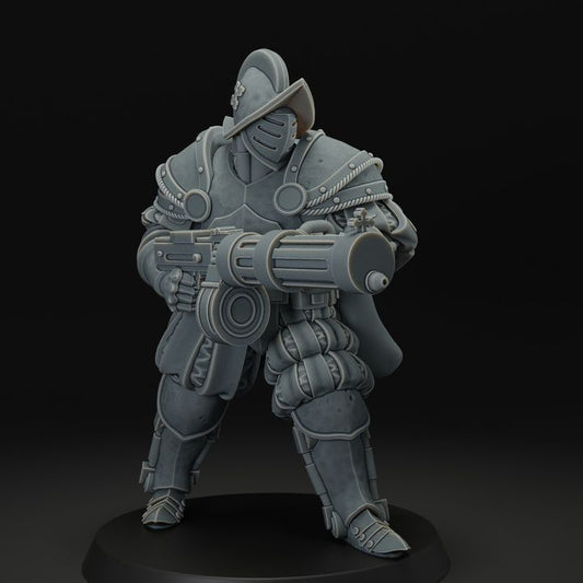 Trench Crusade - Heavy Infantry with Machine Gun
