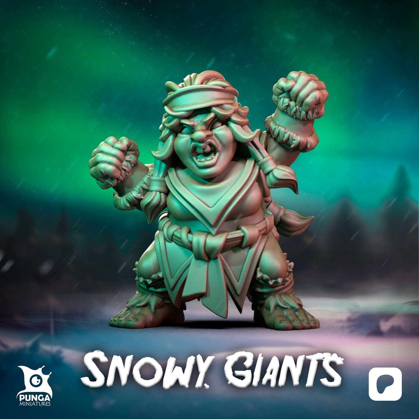 28mm Snowy Giants Team