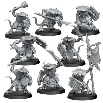 28mm Ratman Warriors