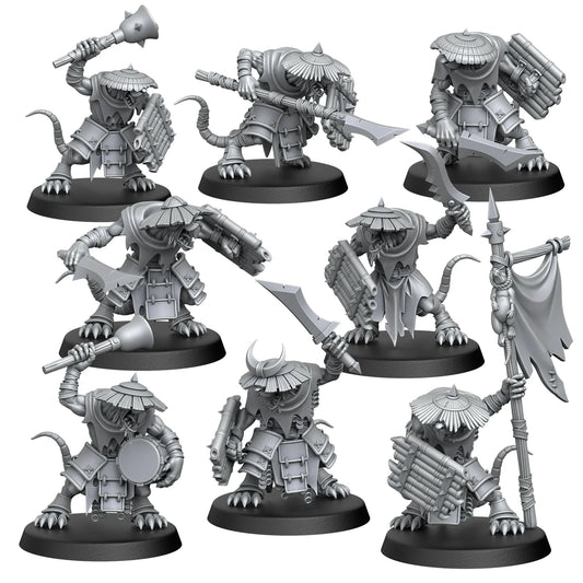 28mm Ratman Warriors
