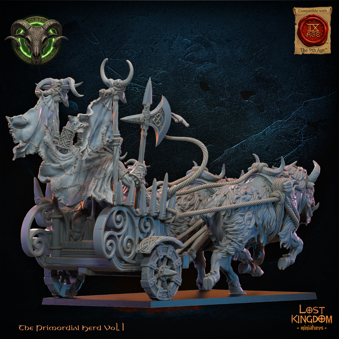 AITZGOR, WILDHORN CHIEFTAN ON CHARIOT