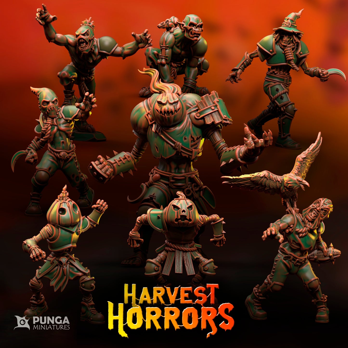28mm Harvest Horror Team
