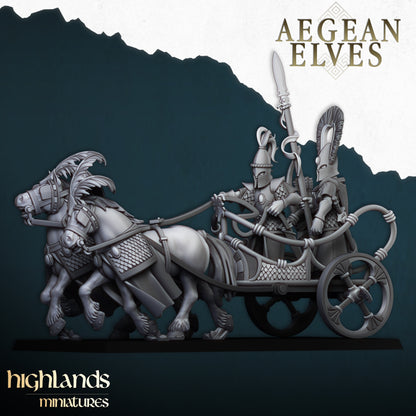 28mm Chariot - Aegean Elves