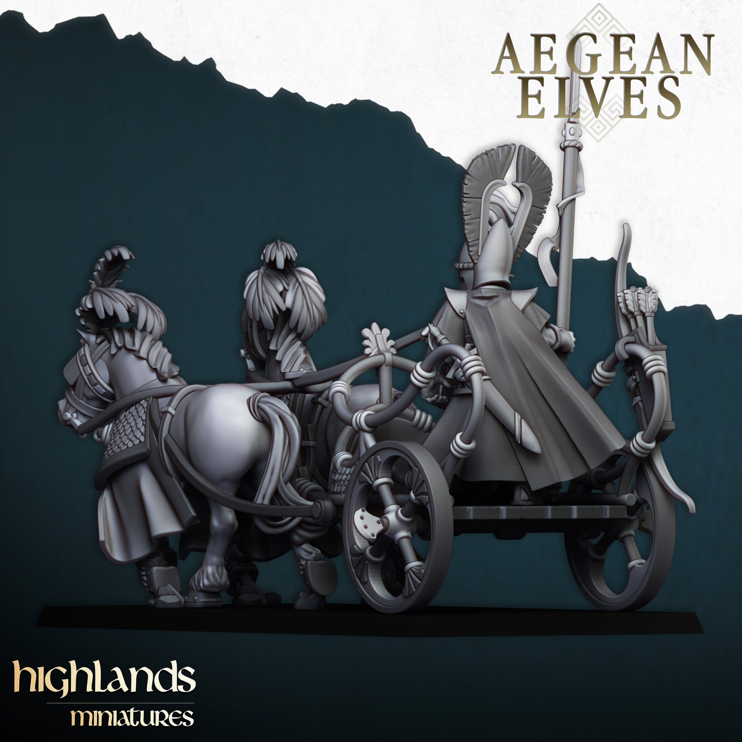 28mm Chariot - Aegean Elves