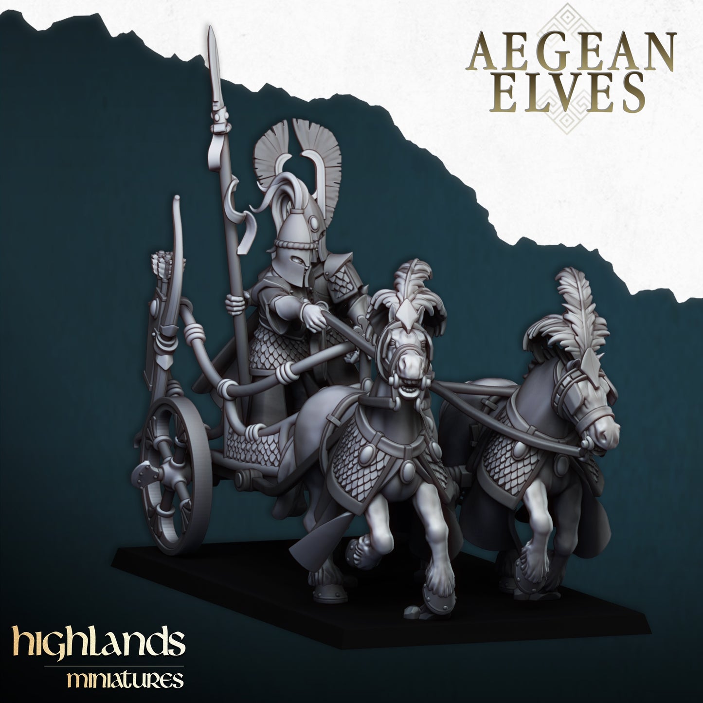 28mm Chariot - Aegean Elves