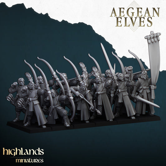 28mm Archers - Aegean Elves