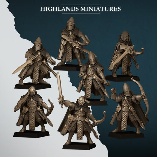 28mm Shadows - Aegean Elves