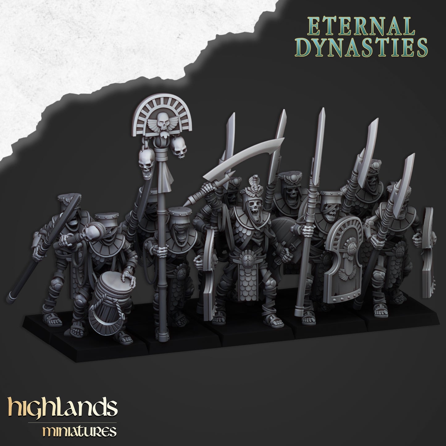 28mm Ancient Guard with Halberds - Eternal Dynasties