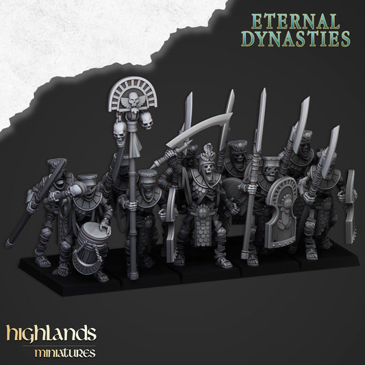 28mm Ancient Guard with Halberds - Eternal Dynasties