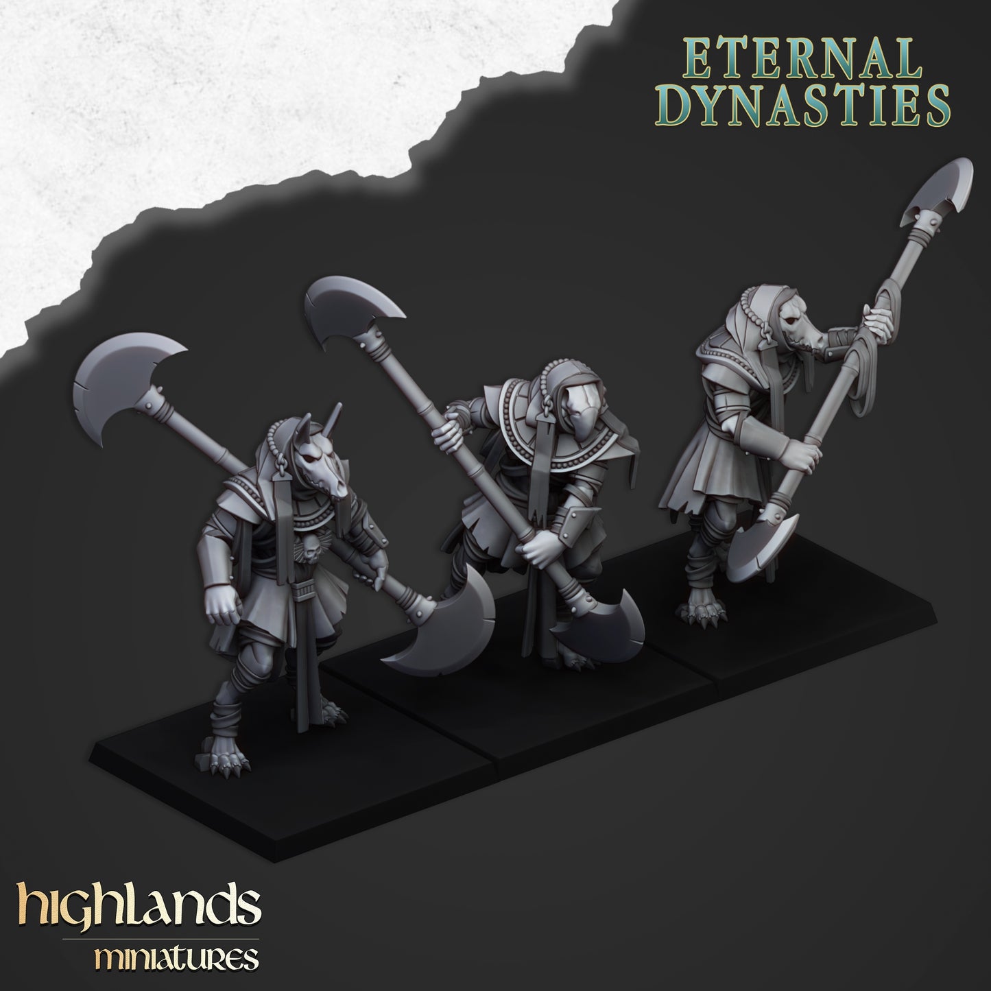 28mm Anubis Guard with Heavy Weapons - Eternal Dynasties