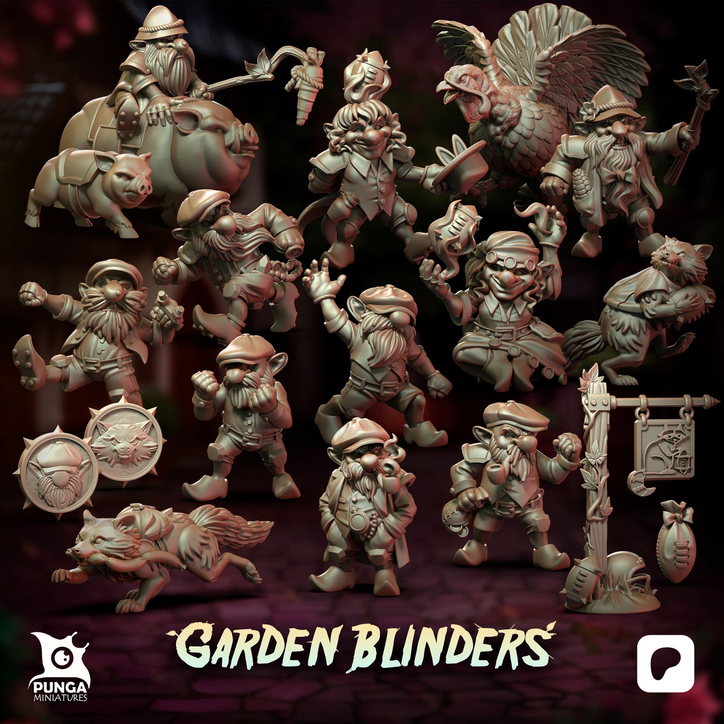 28mm Garden Blinders Team