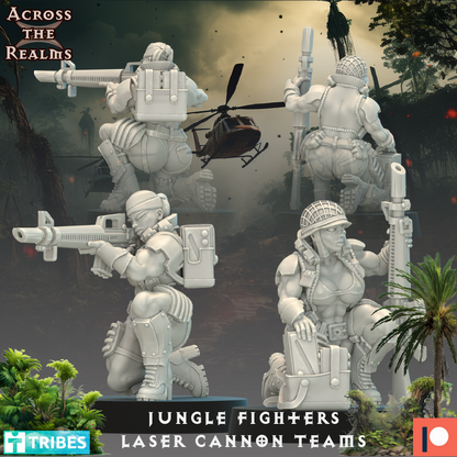 28mm Jungle Fighters Autocannon Teams