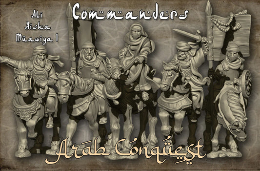 15mm Arab Commanders