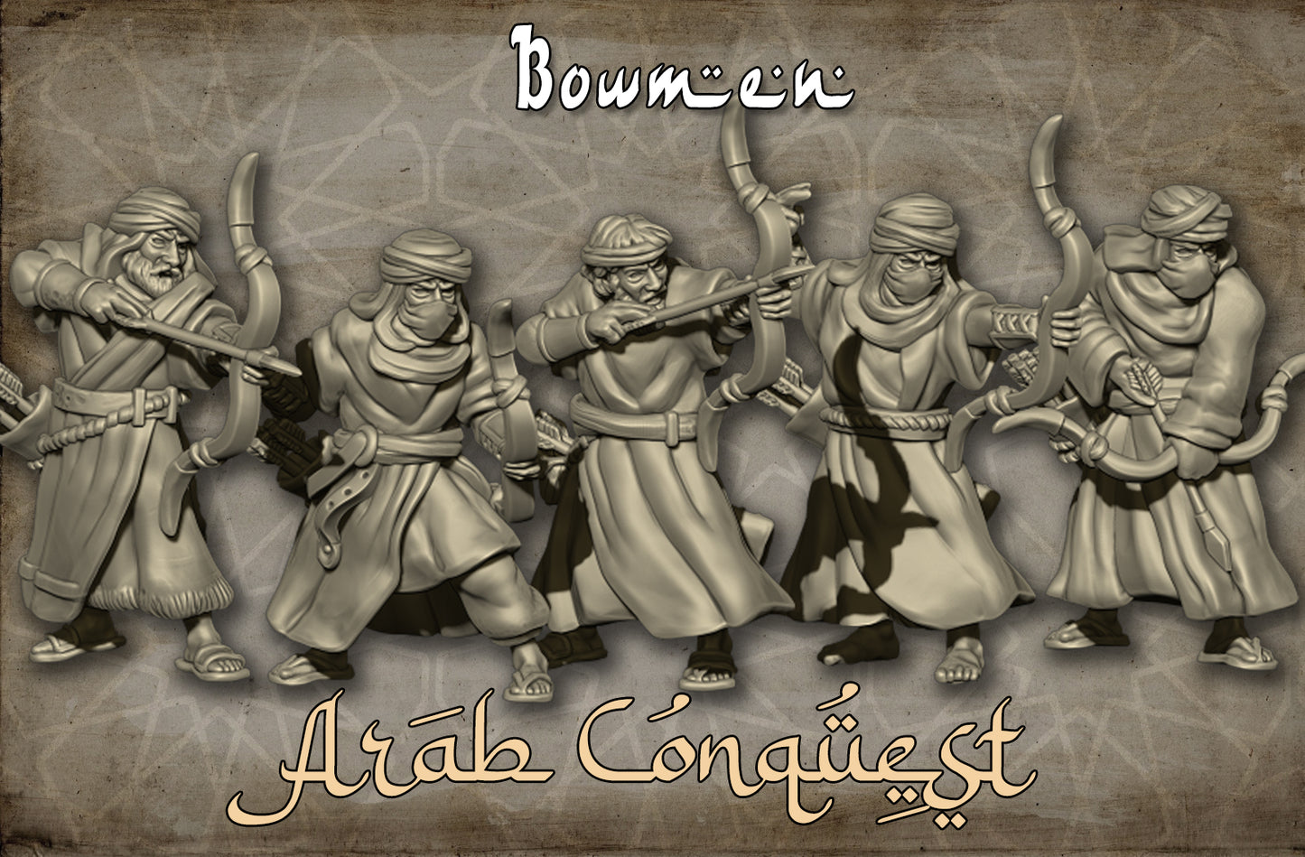 28mm Arab Bowmen