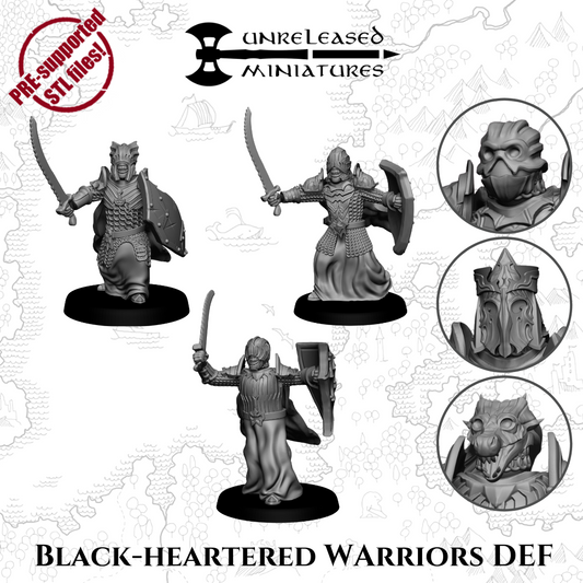 28mm Black-Hearted Warriors DEF