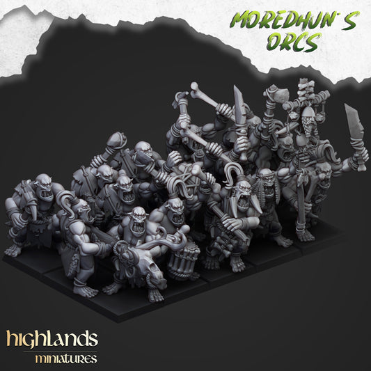 28mm Cave Orc Warriors - Orc & Goblin Tribes