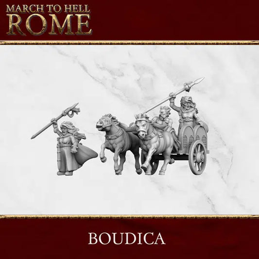 15mm Celtic Boudica on Chariot