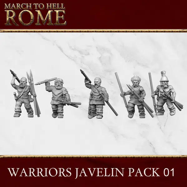 28mm Celtic Warriors with Javelins