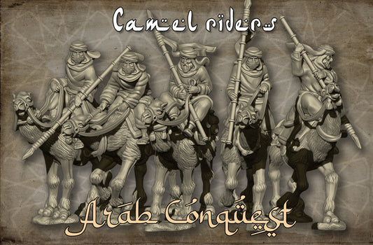 15mm Arab Camel Riders