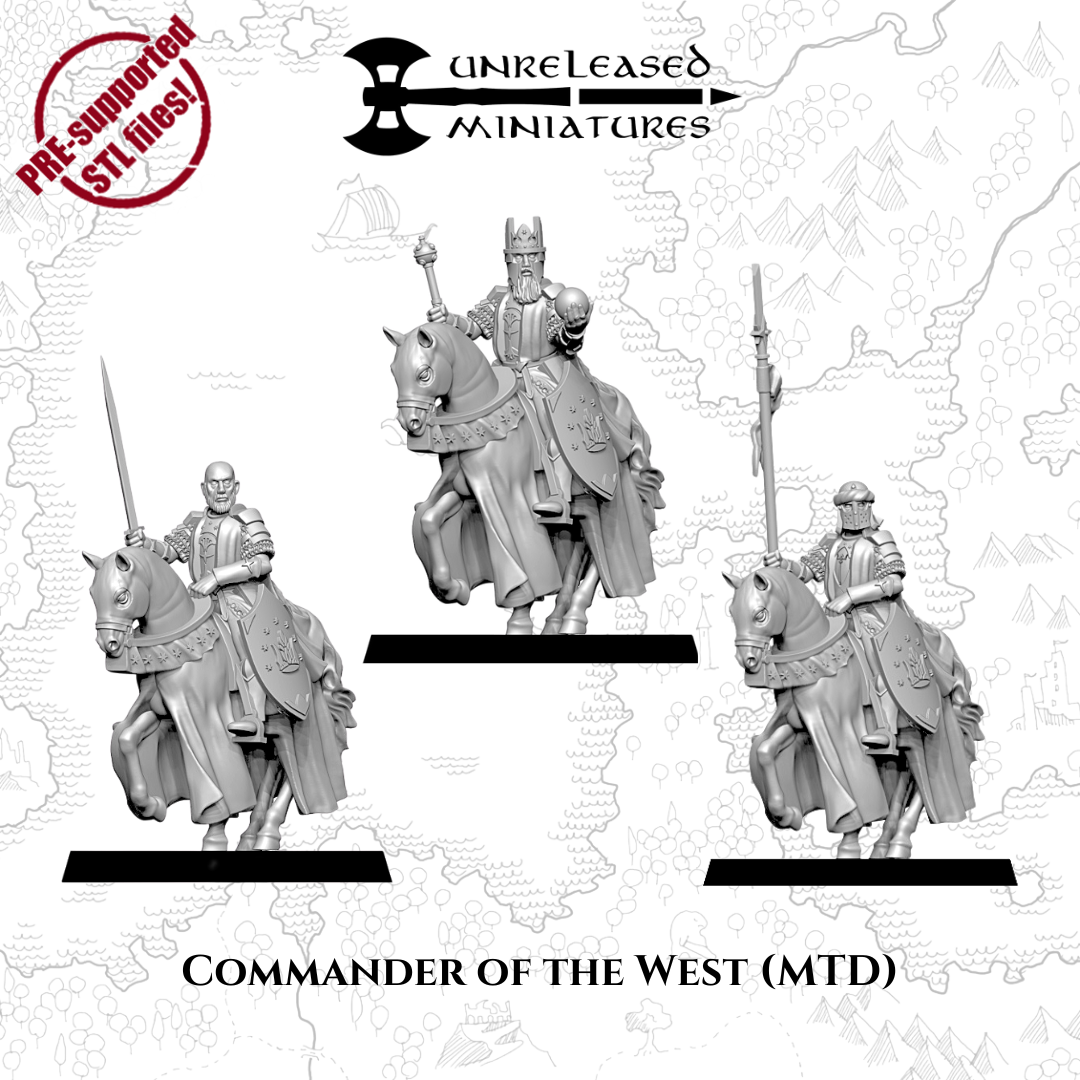 28mm Commander of the West (mtd)