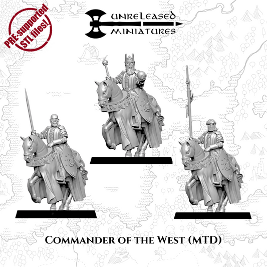 28mm Commander of the West (mtd)