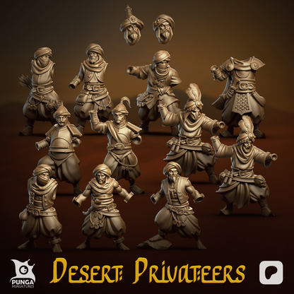 Desert Privateers Warband