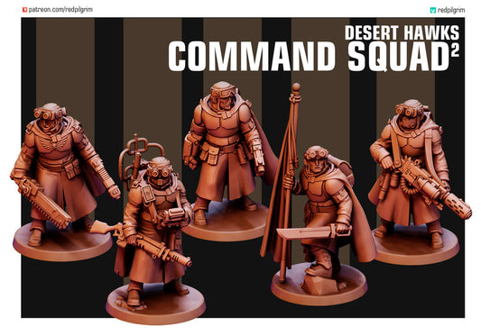 28mm Desert Hawks Command Squad 2
