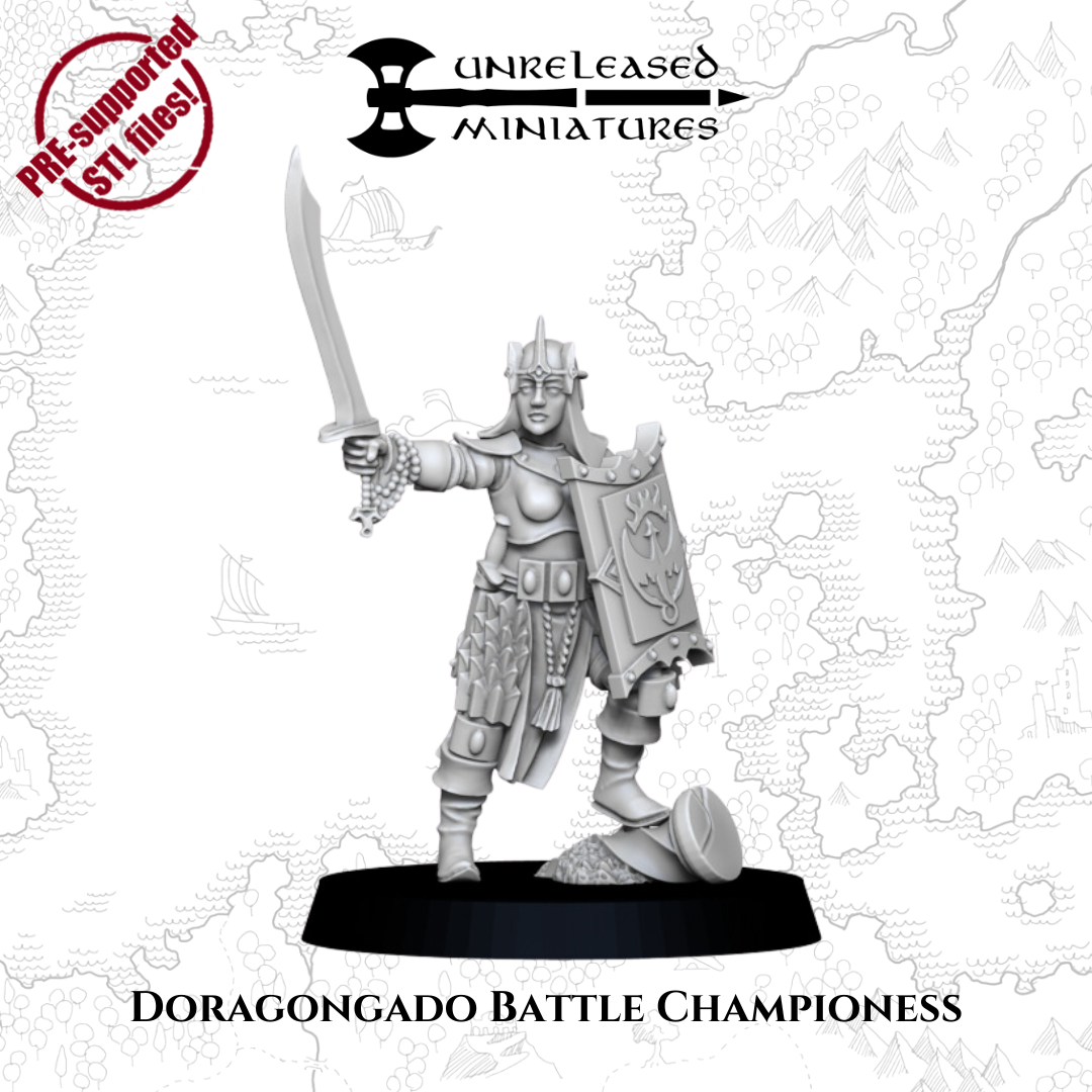 28mm Doragongādo Battle Championess