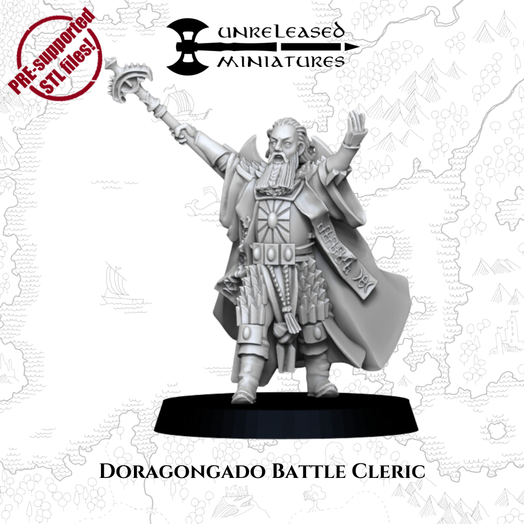 28mm Doragongādo Battle Cleric