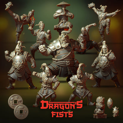 28mm Dragon's Fist Team