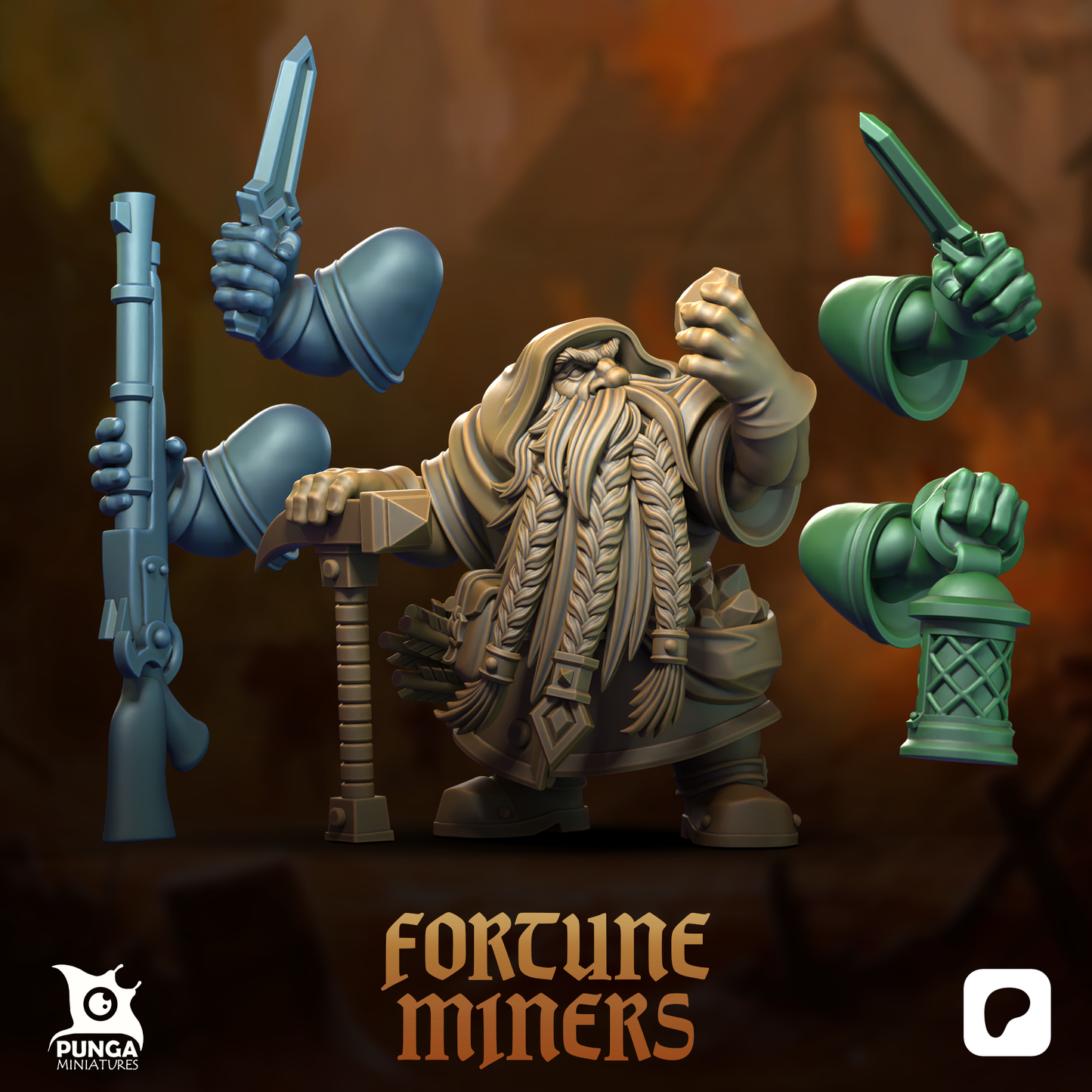 Fortune Miners Warband