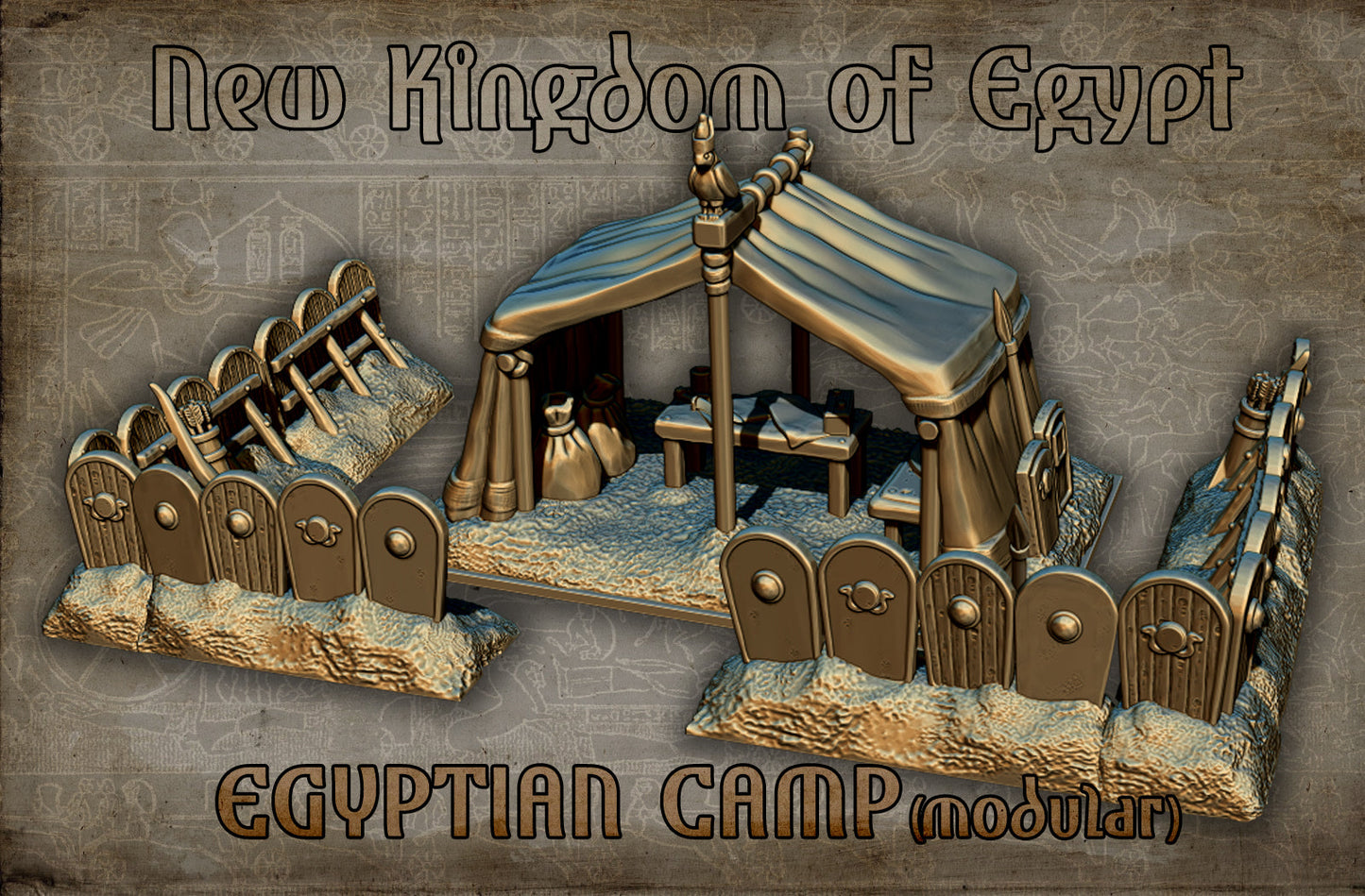 28mm Egyptian Camp