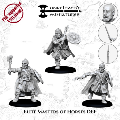 28mm Elite Masters of Horses DEF