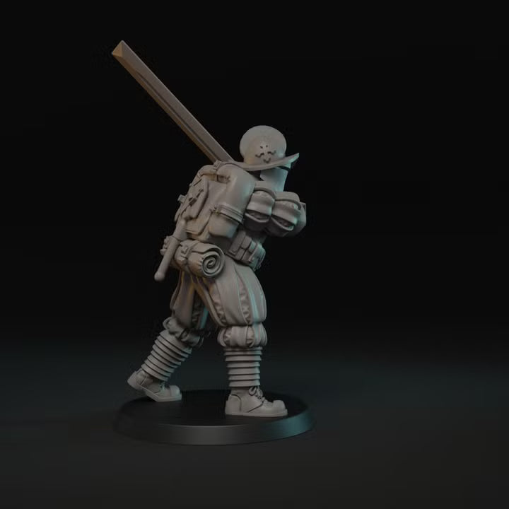 PAPAL ENGINEER WITH GREATSWORD