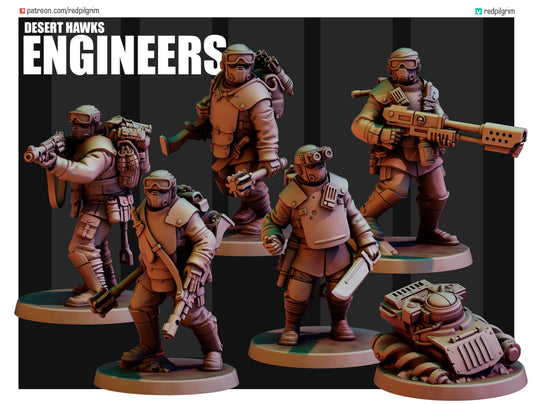 28mm Desert Hawk Engineers
