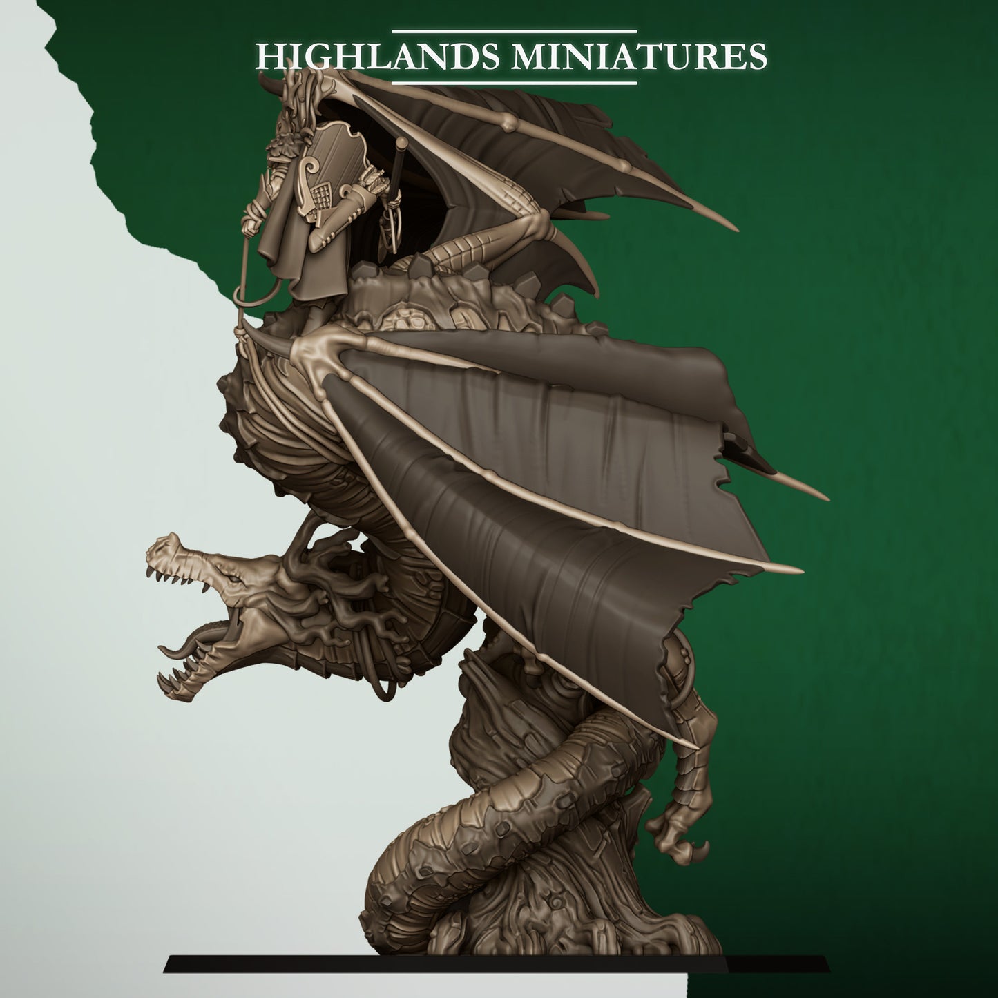 ELF PRINCE ON FERAL DRAGON