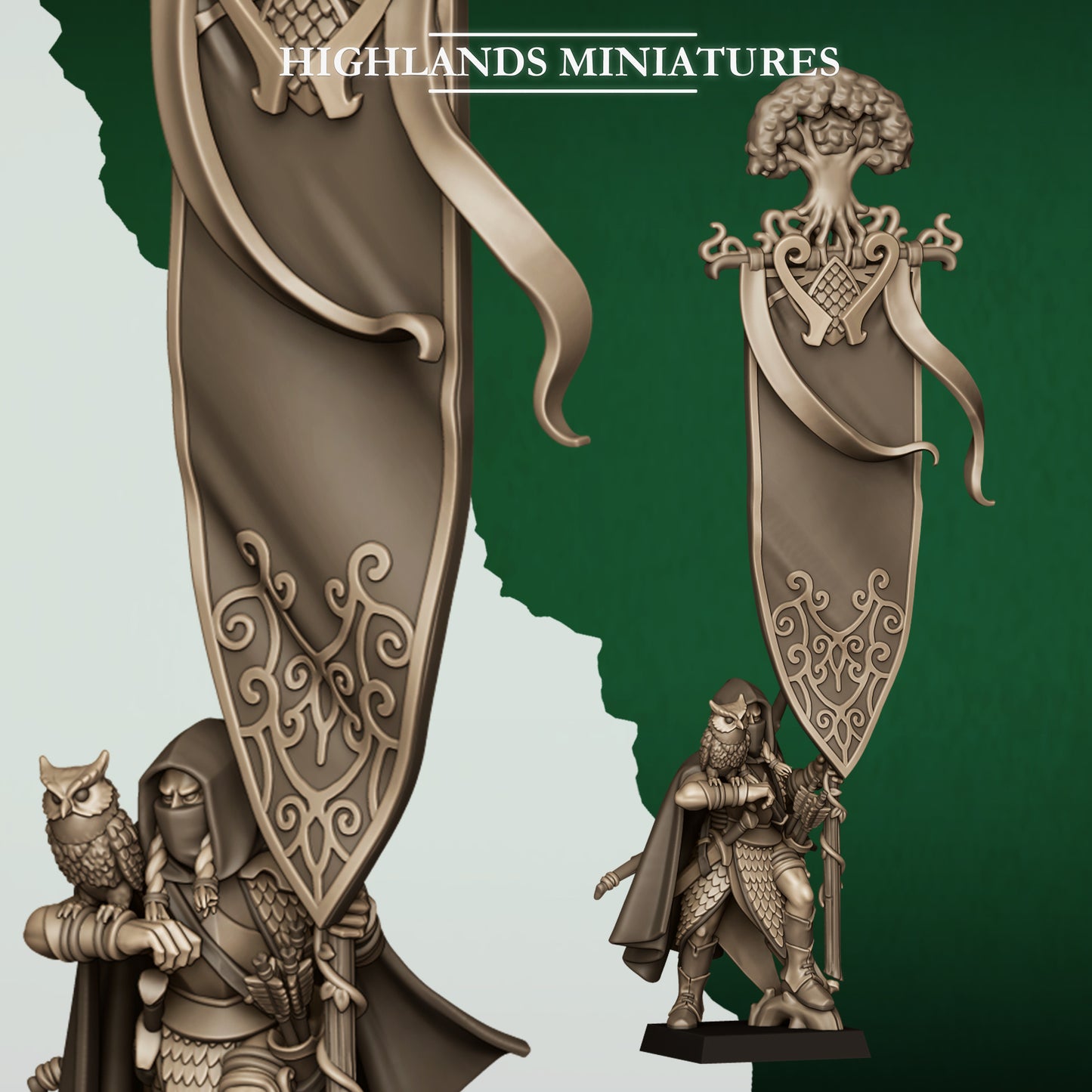 FERAL ELF BATTLE STANDARD BEARER