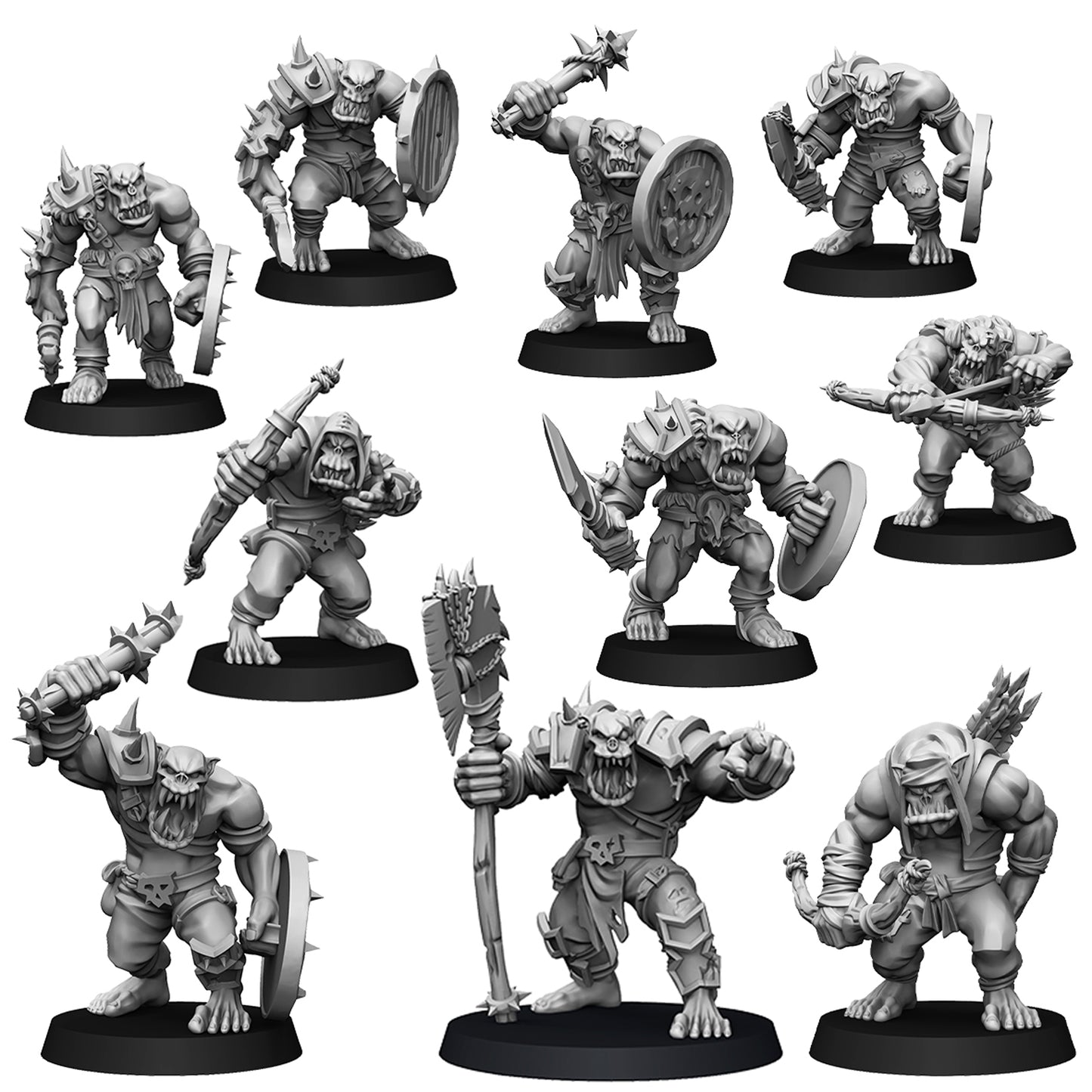 28mm Orc Wild Herd