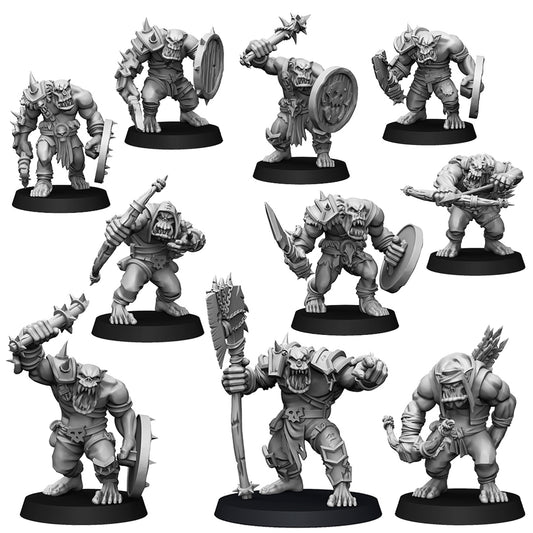 28mm Orc Wild Herd