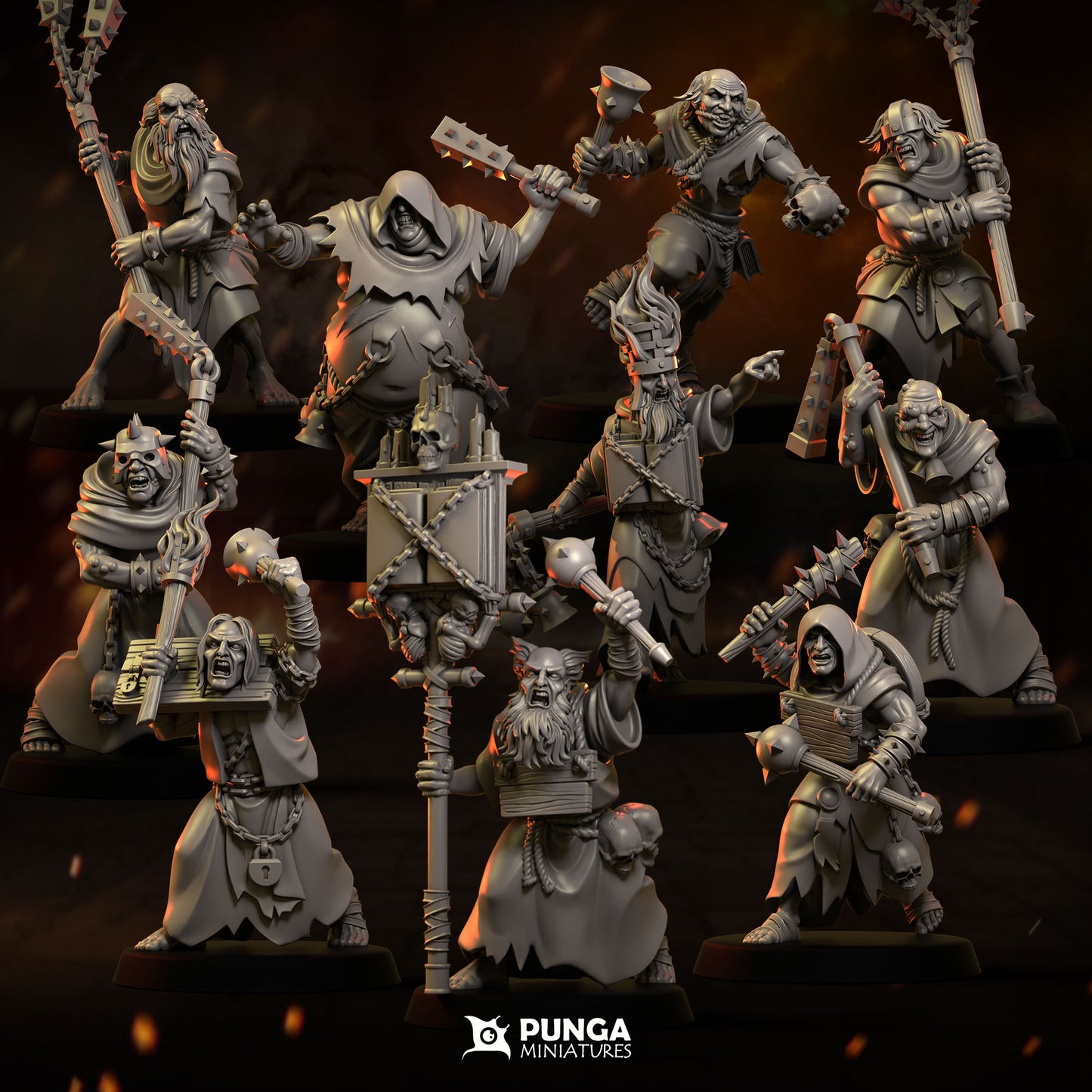 28mm Flagellant Warband